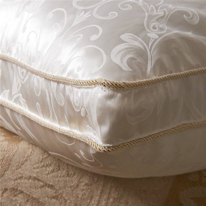 Tencel Silk Goose Down Bed Pillow: Premium and Breathable Sleep Experience