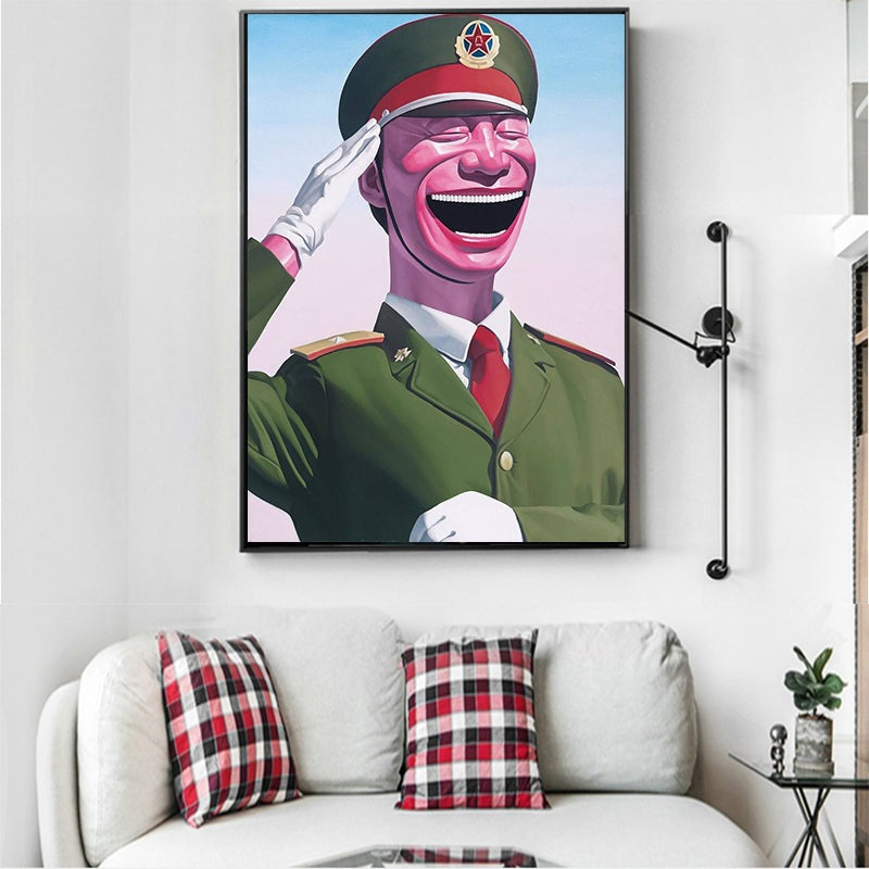 The Art of Helplessness - Yue Minjun Laughing Man Wall Poster