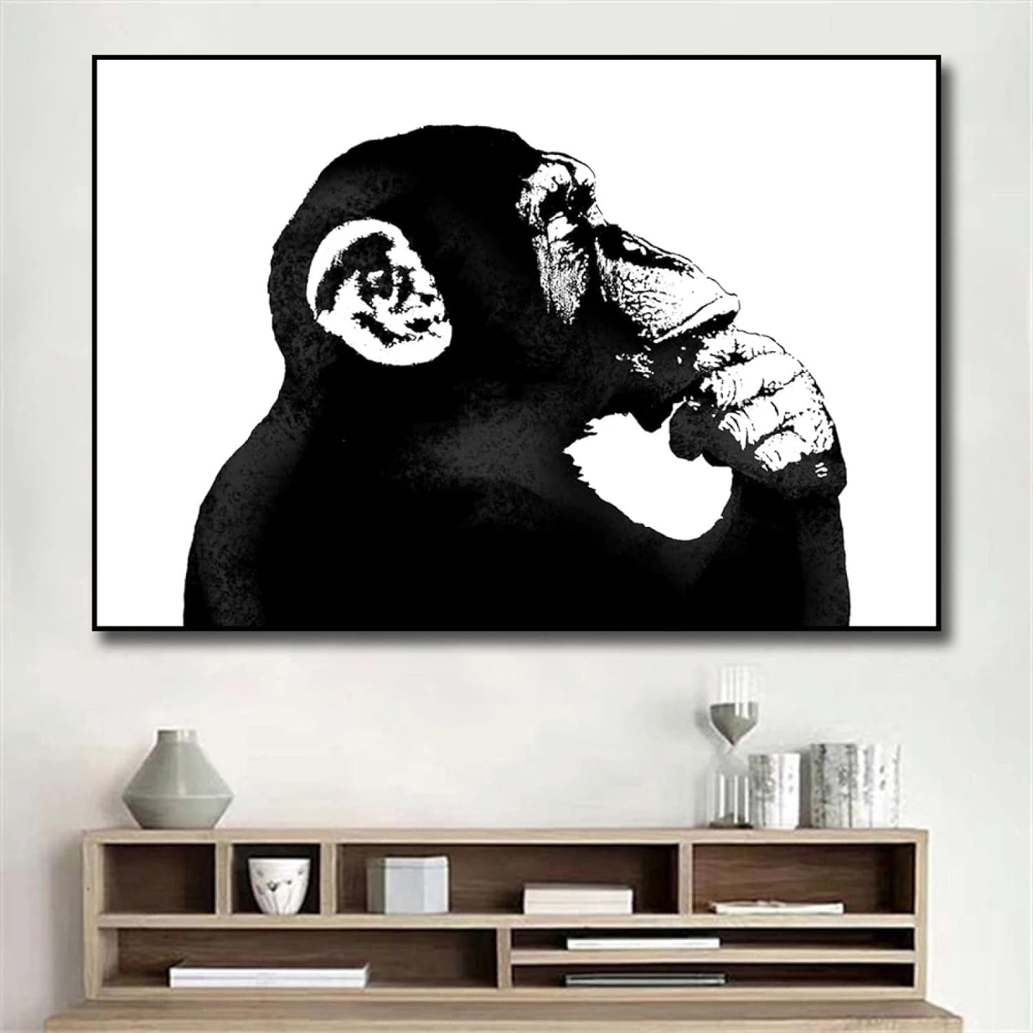 Thought-Provoking: Banksy Monkey Thinker