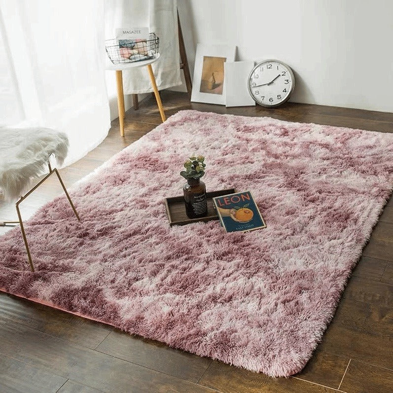 Tie-dye Gradient Living Room Area Rug: Stylish and Unique Home Decor