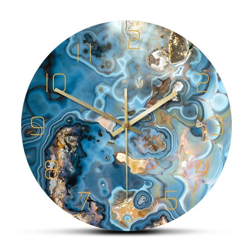 Timeless Marble Art Wall Clock: A Unique Statement Piece