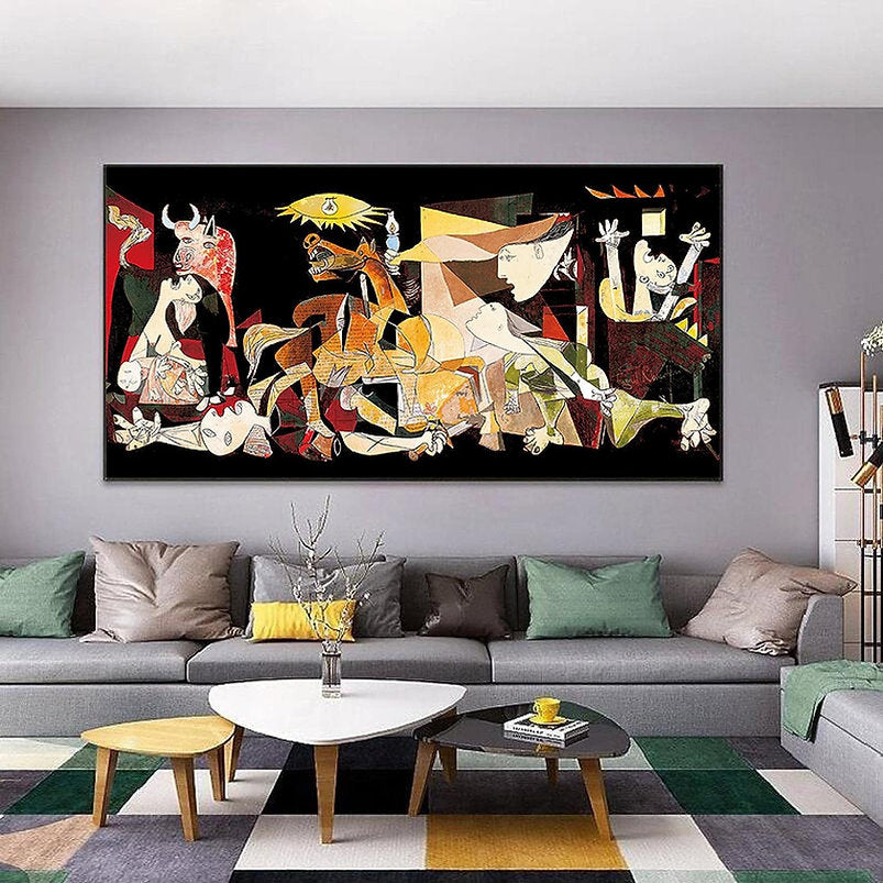 Timeless Work: Guernica by Pablo Picasso Anti-War Painting Wall Poster