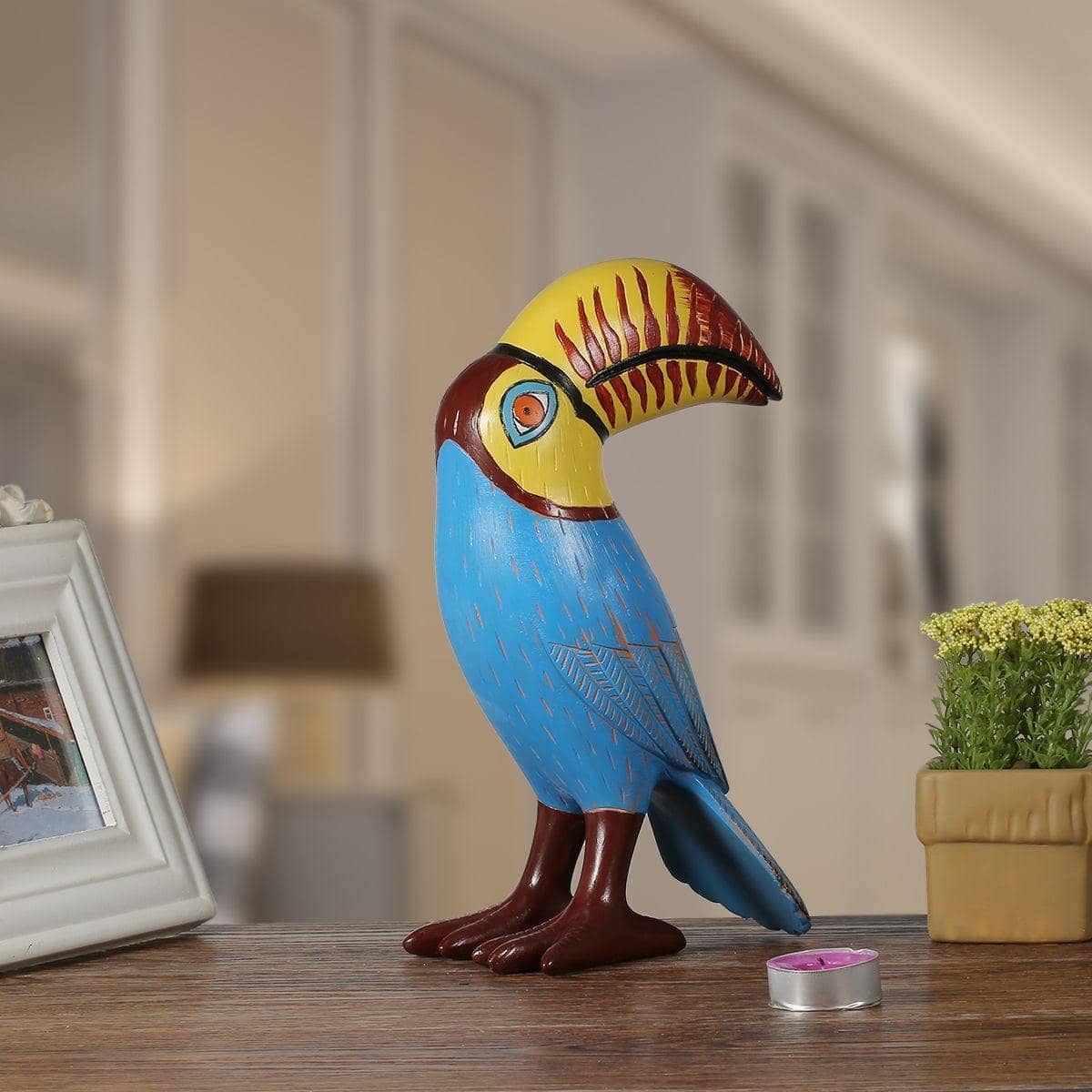 Toucan Bird Modern Decor - Tropical Vibes with Big Mouth - Stylish Home Accent