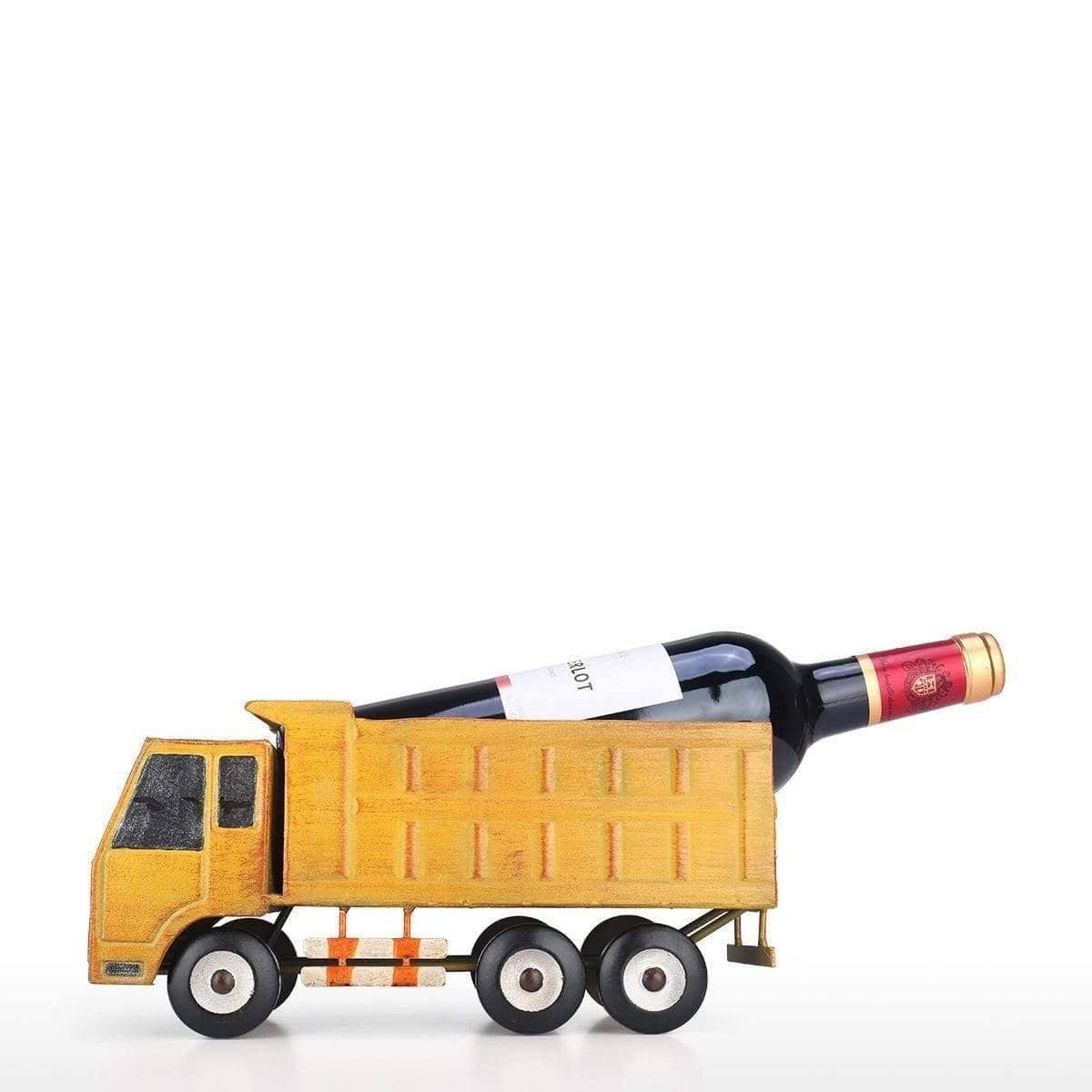 Truck Wine Bottle Holder Rack Stand - Unique & Attractive Table Decor