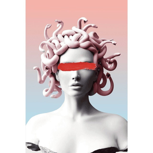 Vaporwave Medusa - Stylish & Modern