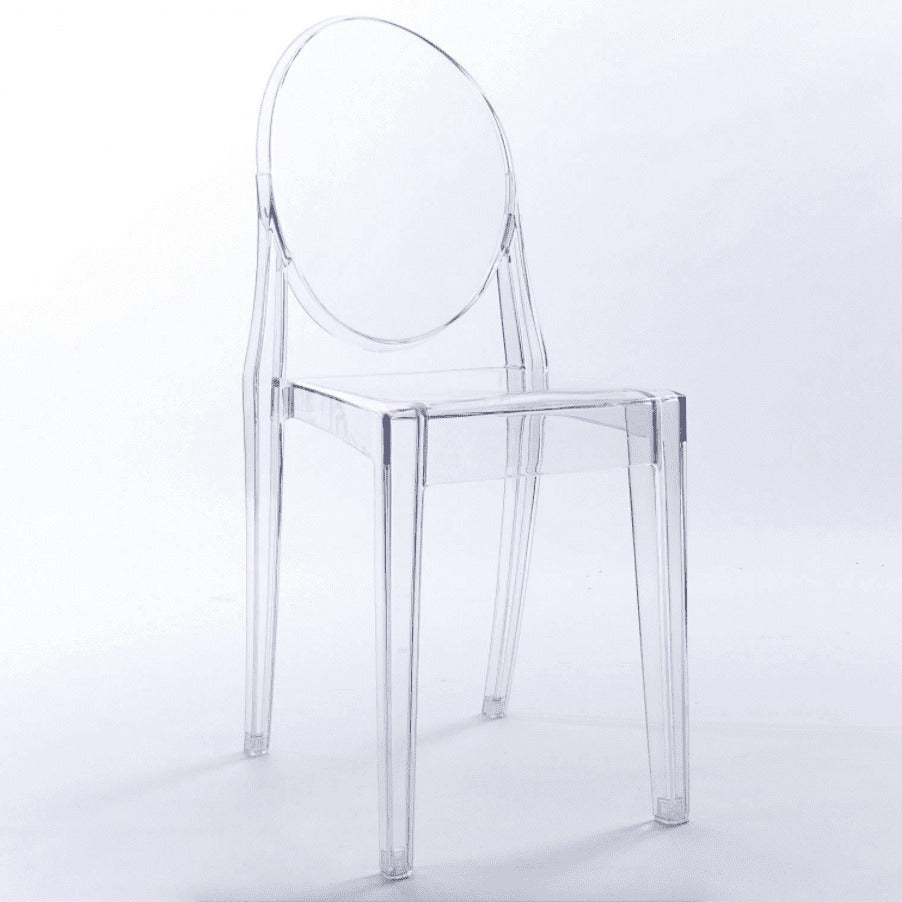 Victoria Ghost Transparent Dining Chair - Elegant & Modern Furniture for Home Decor