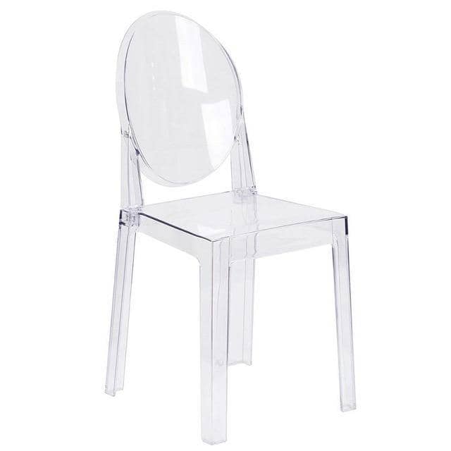Victoria Ghost Transparent Dining Chair - Elegant & Modern Furniture for Home Decor