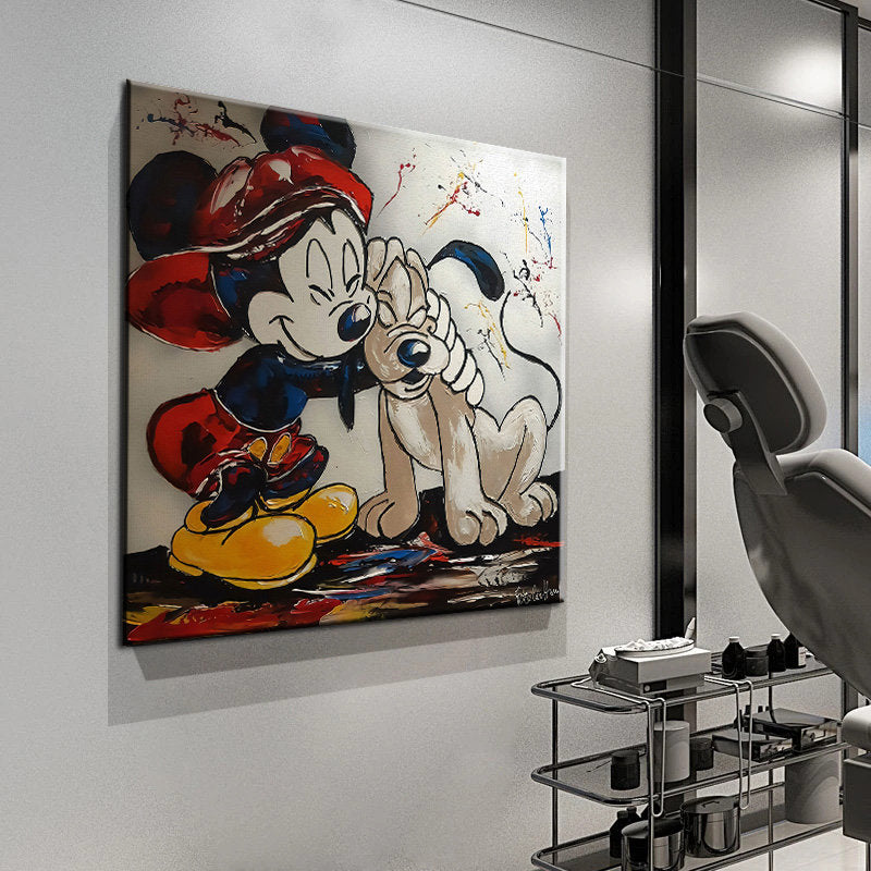 Vintage Disney Love: Mickey & Pluto 1950's Classic