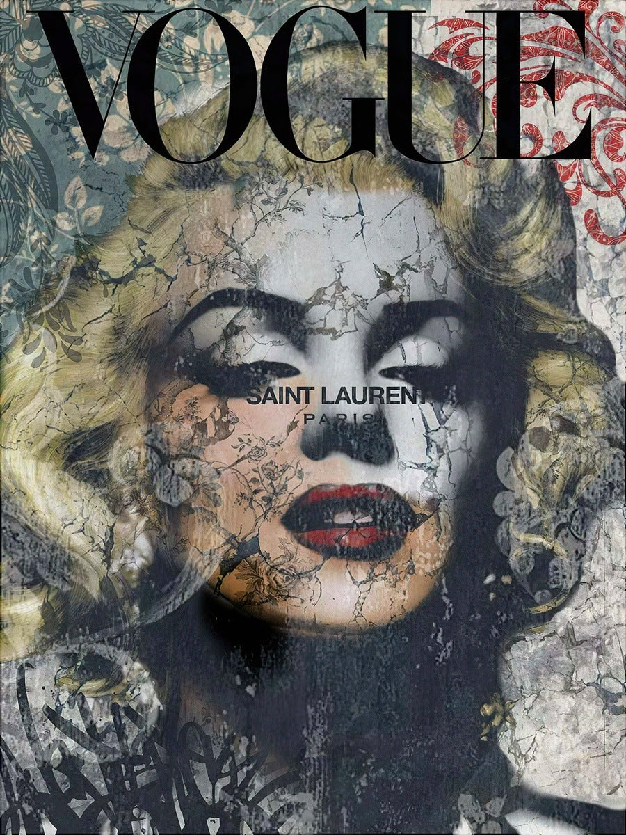 Vogue Paris Cover - Marilyn Monroe Graffiti