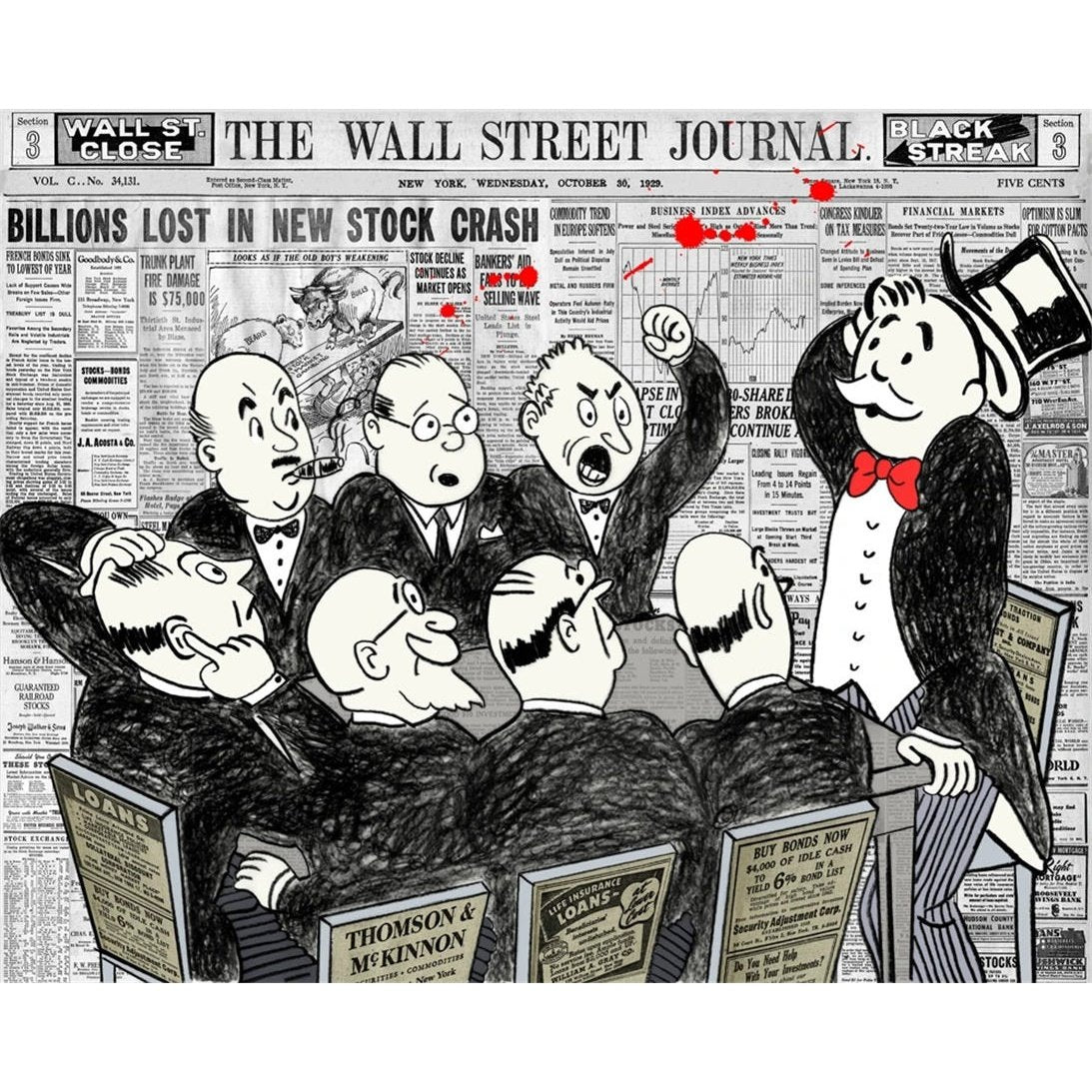 Wall Street Journal - Alec Monopoly's Artwork