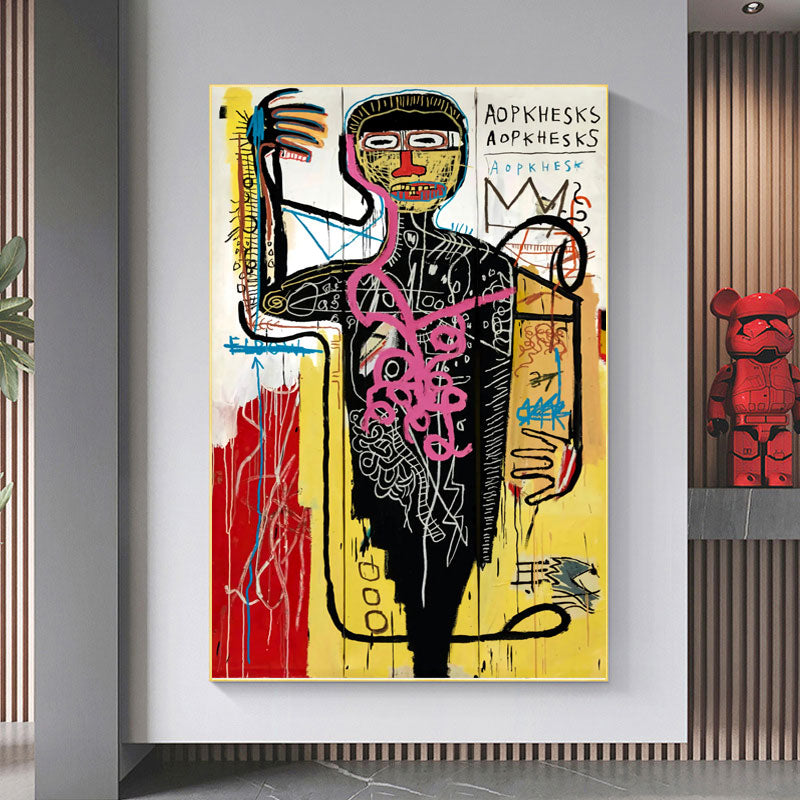 Warhol and Basquiat Graffiti - Artistic Tribute