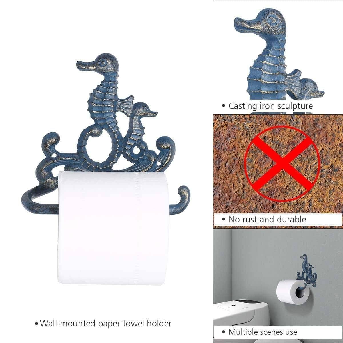 Welcome Toilet Paper Roll Holder Stand - Stylish & Practical Bathroom Accessory