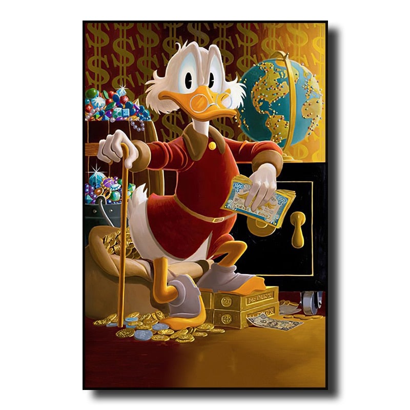 Whimsical Adventures: Disney Cartoon Classic Character Donald Duck Movie