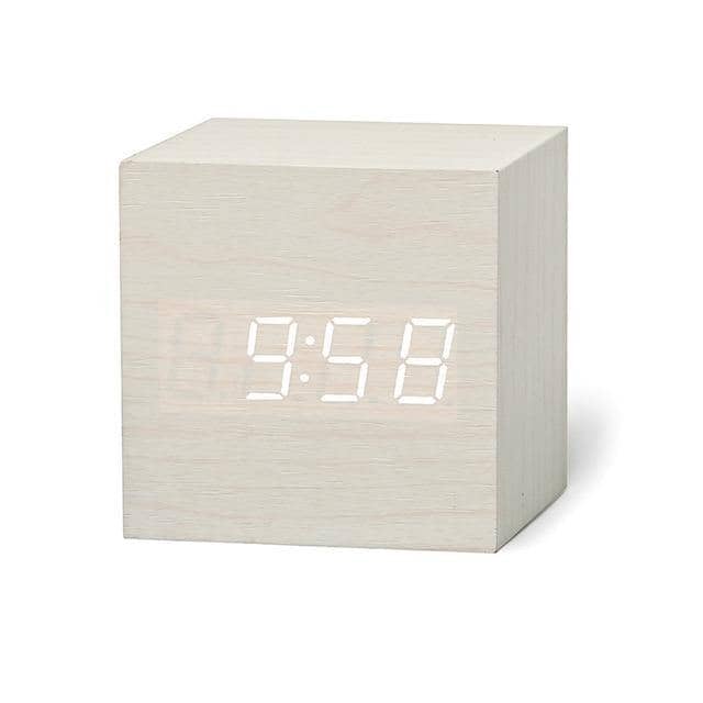 Wooden Digital LED Alarm Clock - Personalized & Stylish Home Decor Accessory