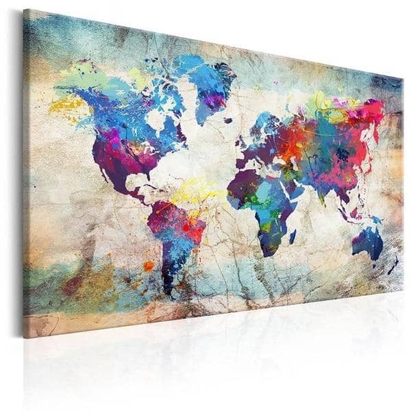 World Map - Stylish & Artistic