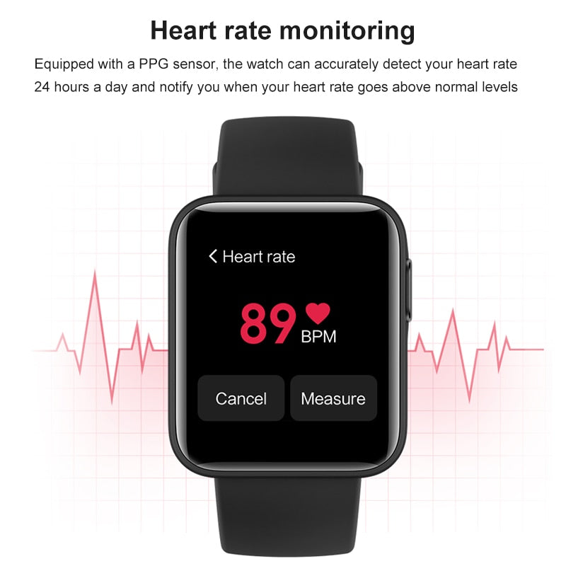 Xiaomi Mi Watch Lite Fitness Smartwatch - Stylish & Personalized Heart Rate Monitor