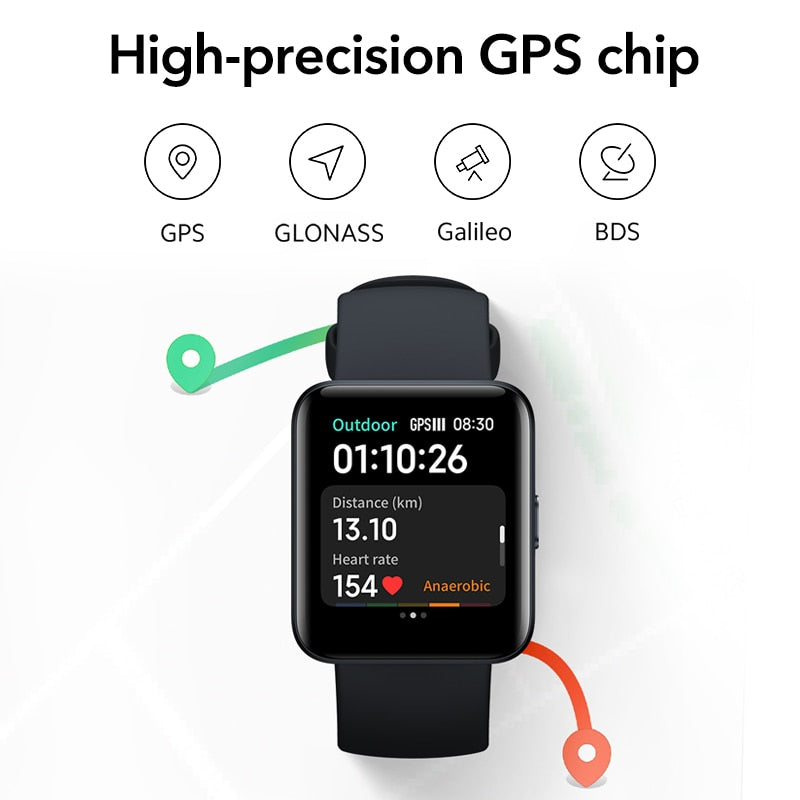 Xiaomi Redmi Watch 2 Lite SpO2 Smartwatch - 100+ Fitness Modes & Ultra-Precise Tracking